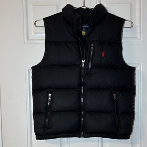 Polo by Ralph Lauren Black Jacket with Yellow Tag